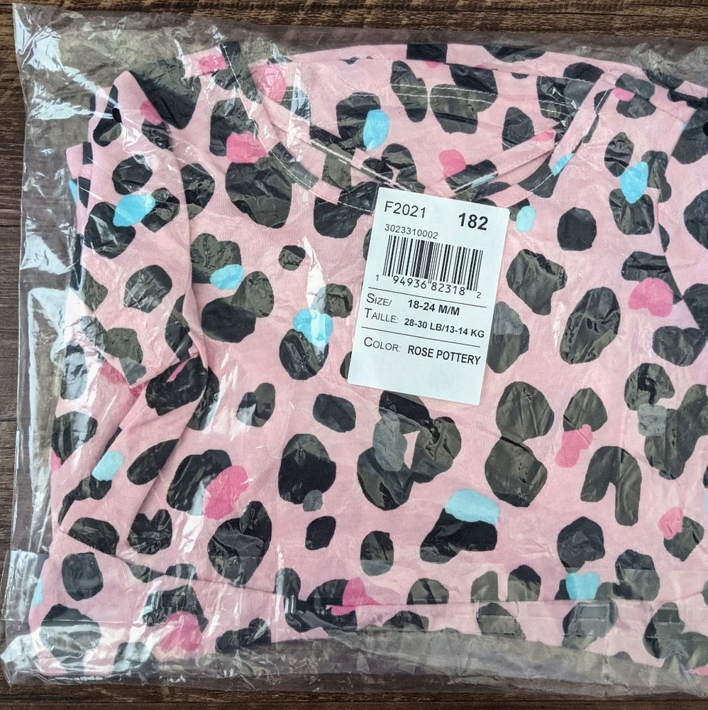 NWT Children's Place Pink Leopard Dress
